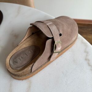 Vici Tan Suede Mules